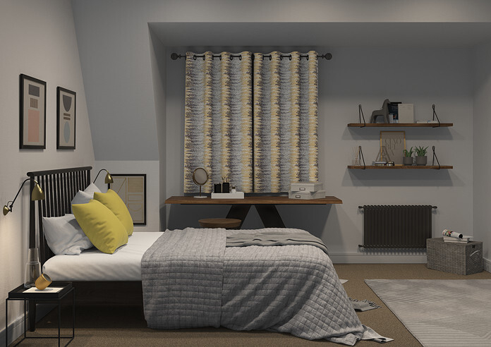 Highbury, Ochre - Made to Measure Curtains - Image 7